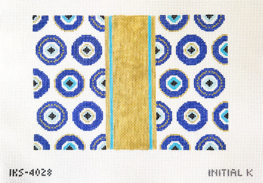Evil Eye Clutch Needlepoint Canvas