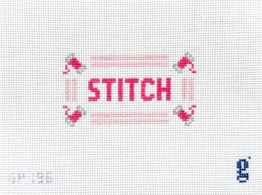Stitch Mini Sign Needlepoint Canvas