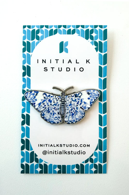 Chinoiserie Butterfly Needle Minder
