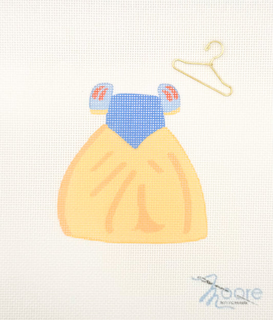 Snow Princess Gown Needlepoint Canvas
