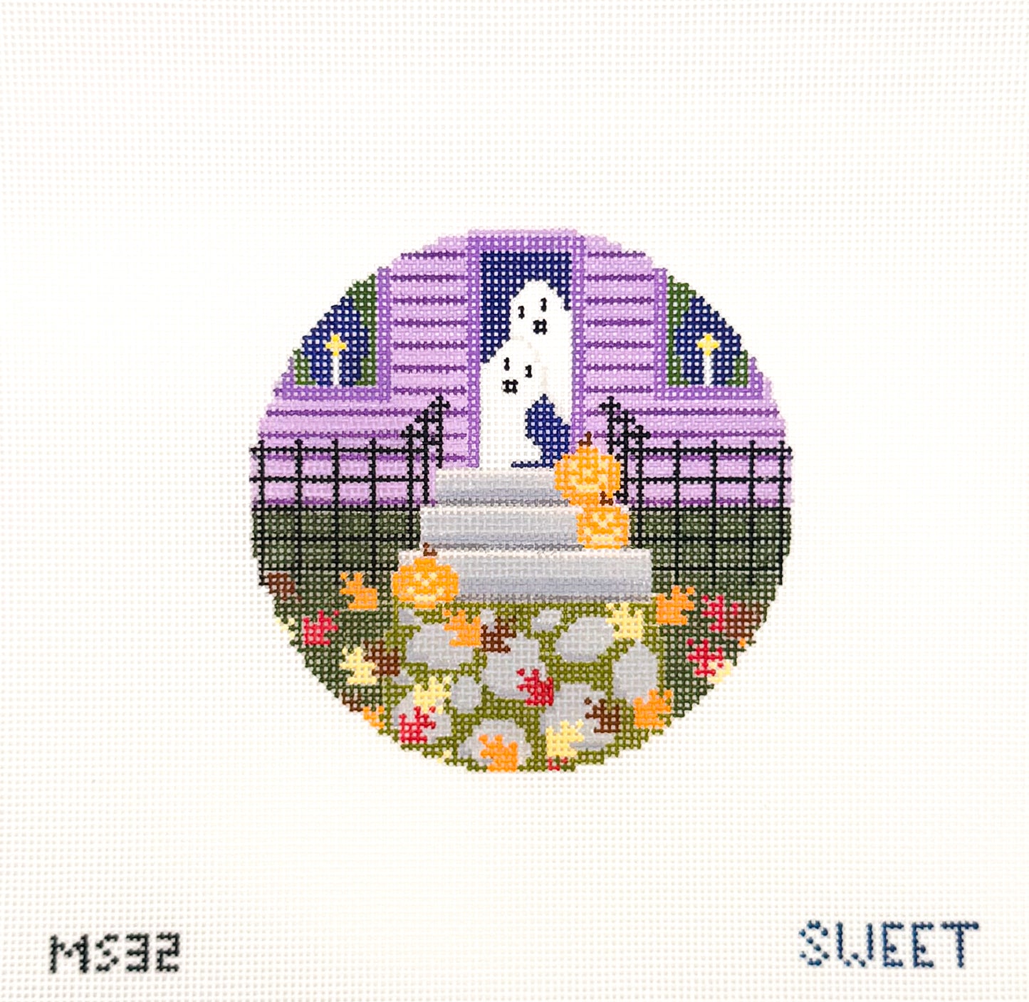 Ghosts Decorating Needlepoint Canvas