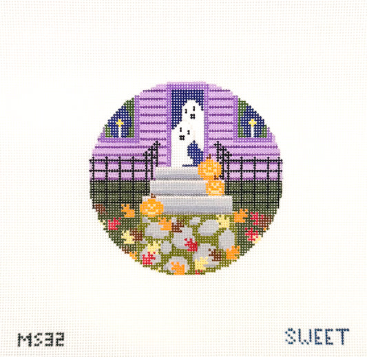 Ghosts Decorating Needlepoint Canvas