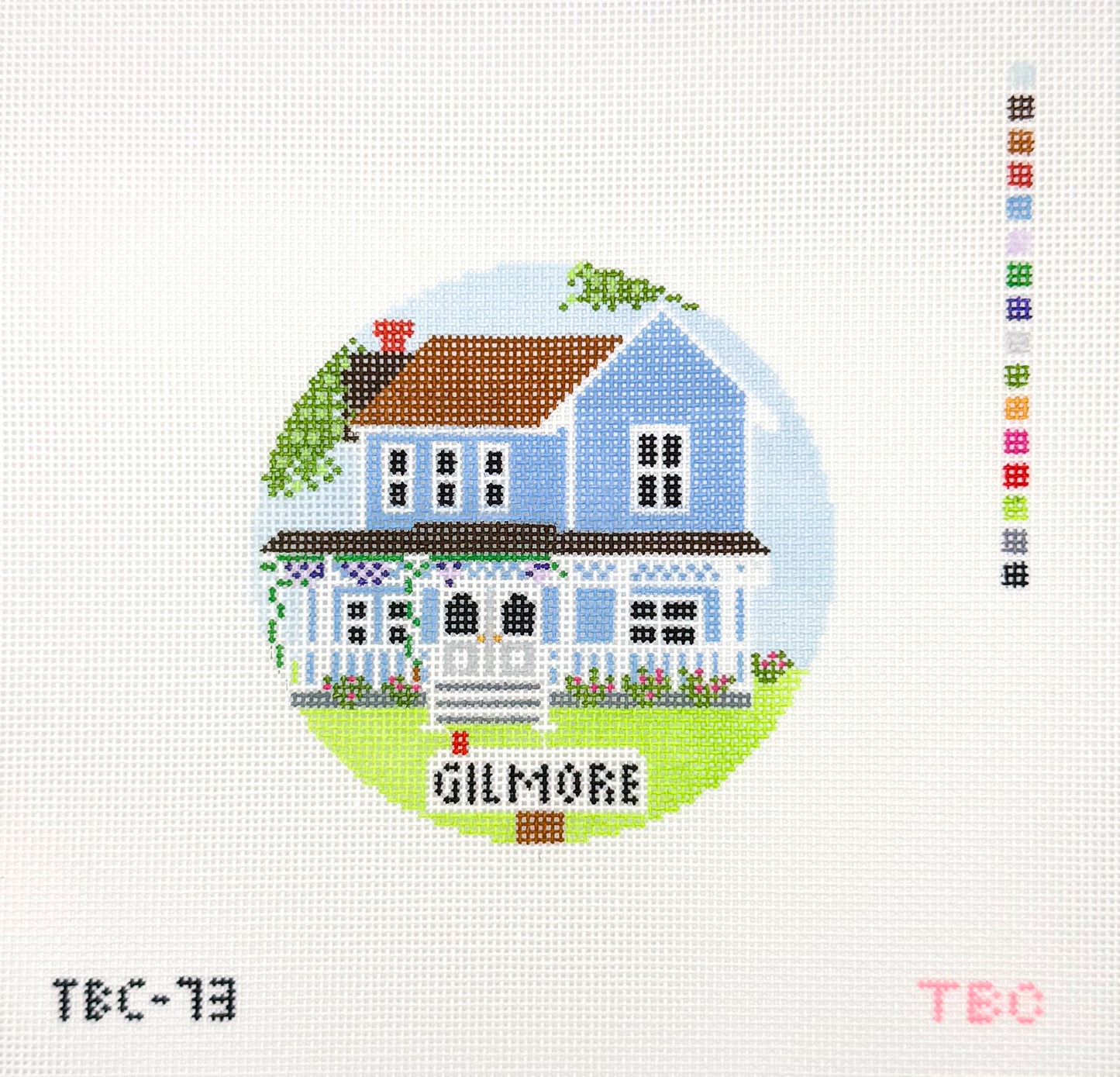Gilmore House Needlepoint Canvas