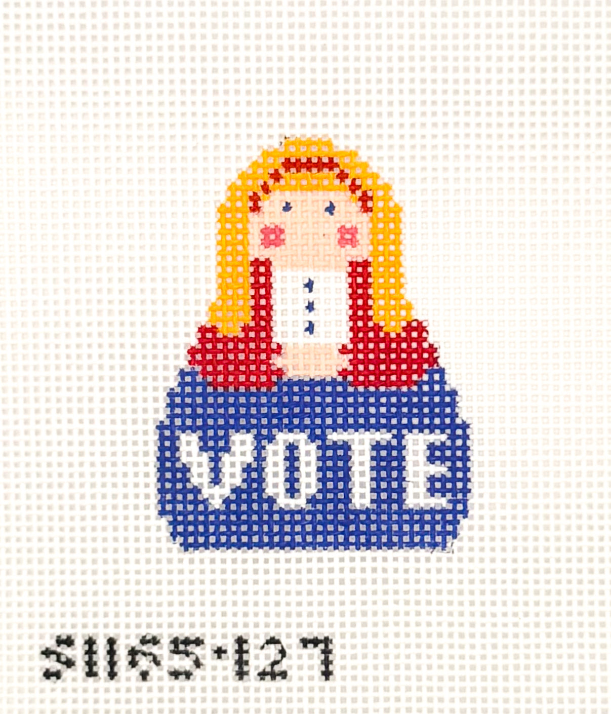 Vote Angel Needlepoint Canvas