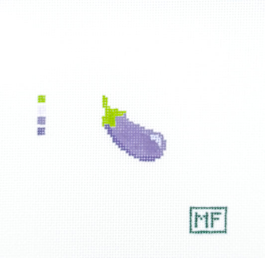 Eggplant Mini Needlepoint Canvas