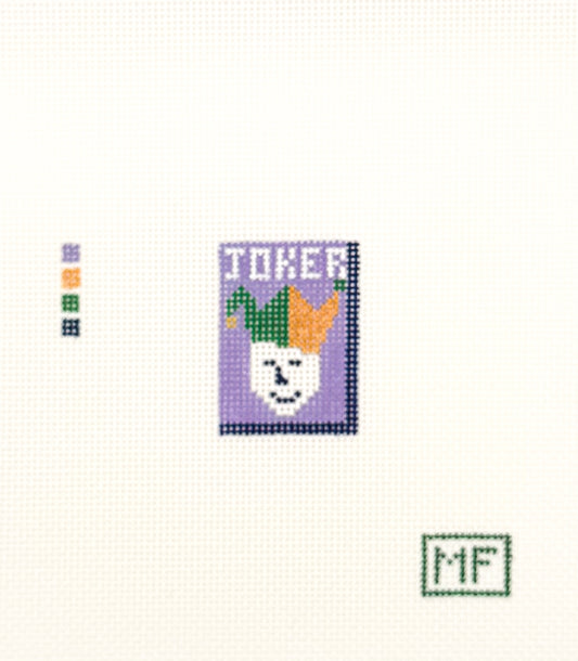 Mahjong Joker Needlepoint Canvs