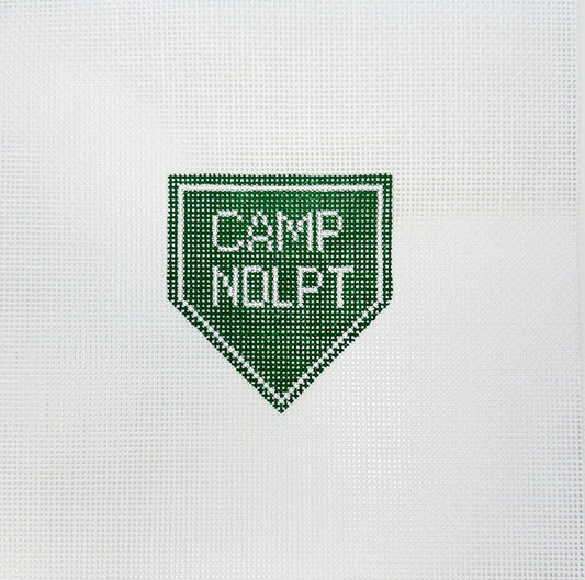 Camp Needlepoint Bag Charm