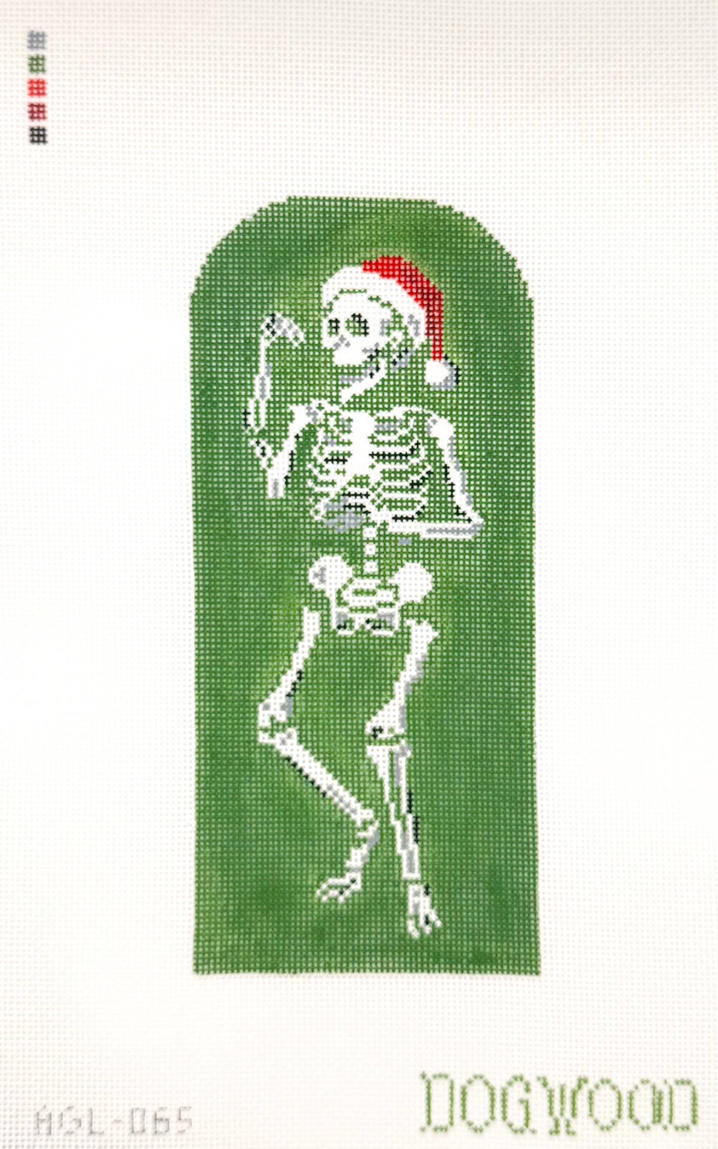 Christmas Skeleton Needlepoint Canvas