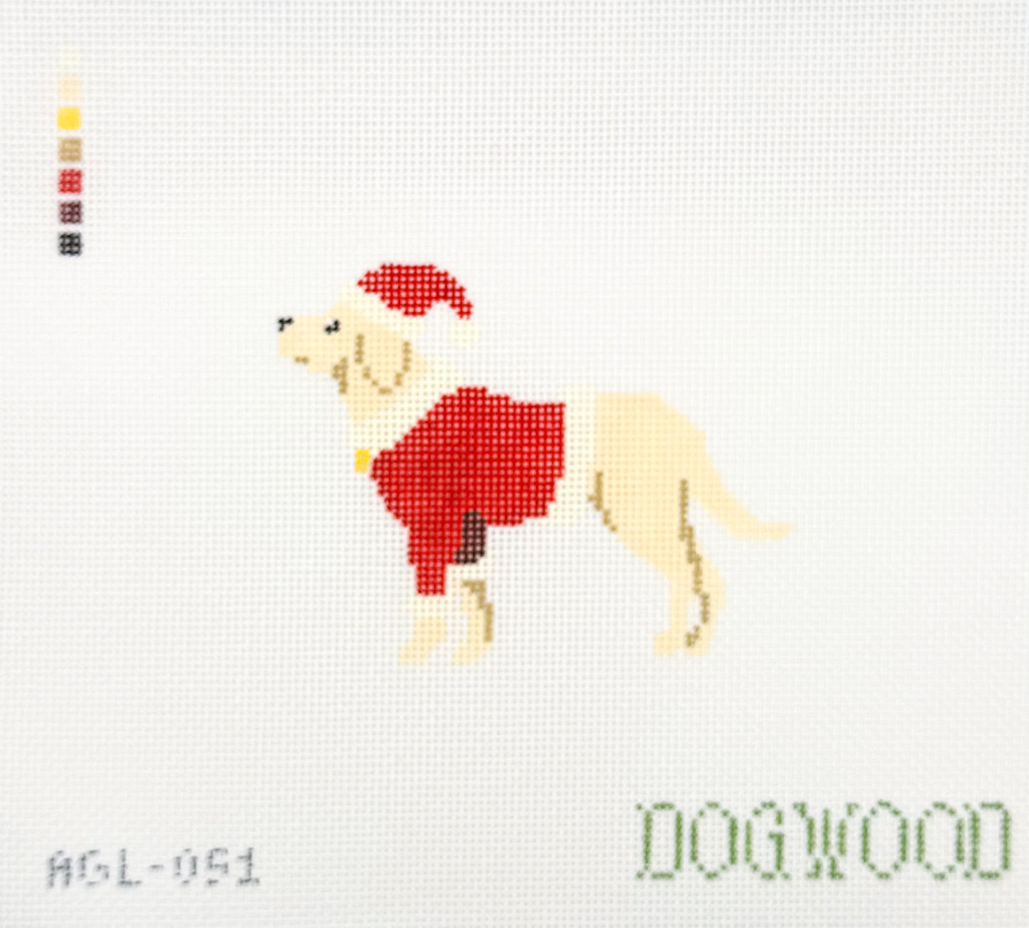 Santa Yellow Lab