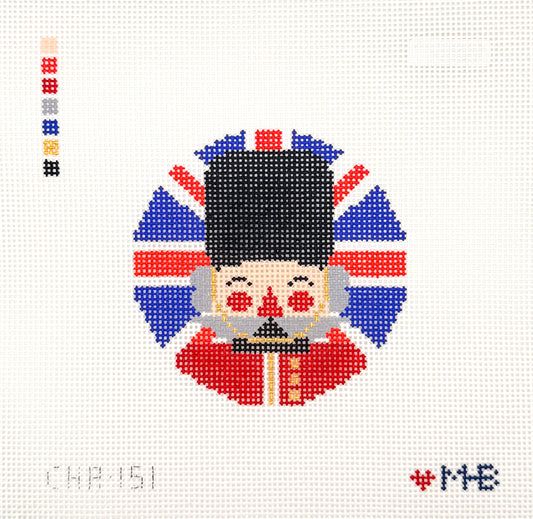 Nutcracker Kensington Round Needlepoint Canvas
