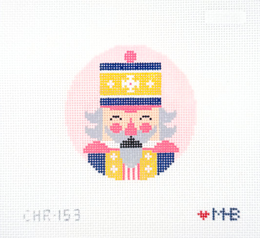 Nutcracker James Round Needlepoint Canvas