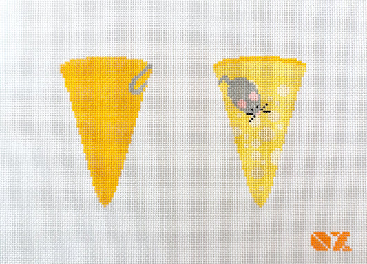 Cheese Scissor Case Needlepoint Canvas
