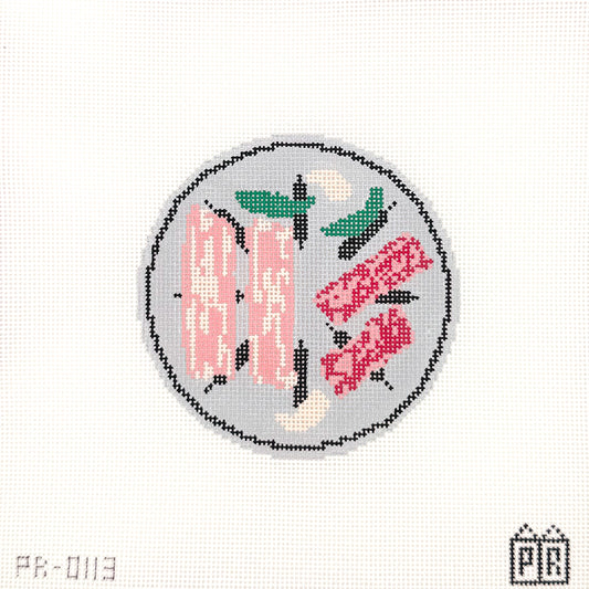 Korean BBQ Needlepoint Canvas