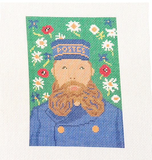 Van Gogh Postman Needlepoint Canvas