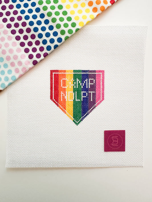 Camp Needlepoint Pride Bag Charm