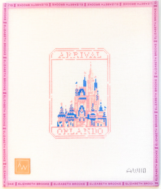 Orlando Passport Needlepoint Canvas