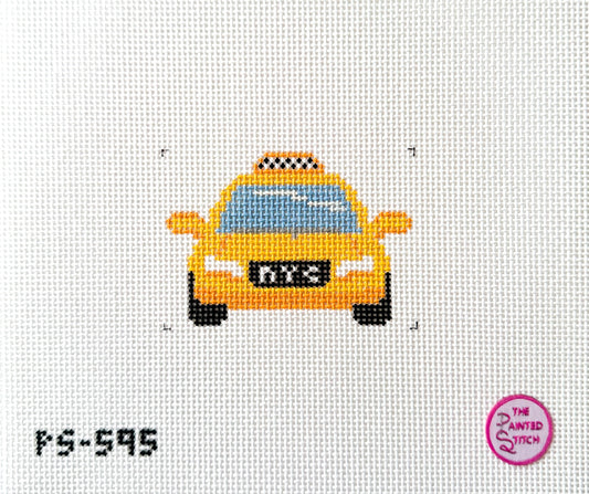 NYC Taxi Needlepoint Canvas