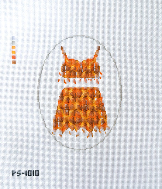 Eras Costume: Life of a Showgirl Skirt Set Needlepoint Canvas