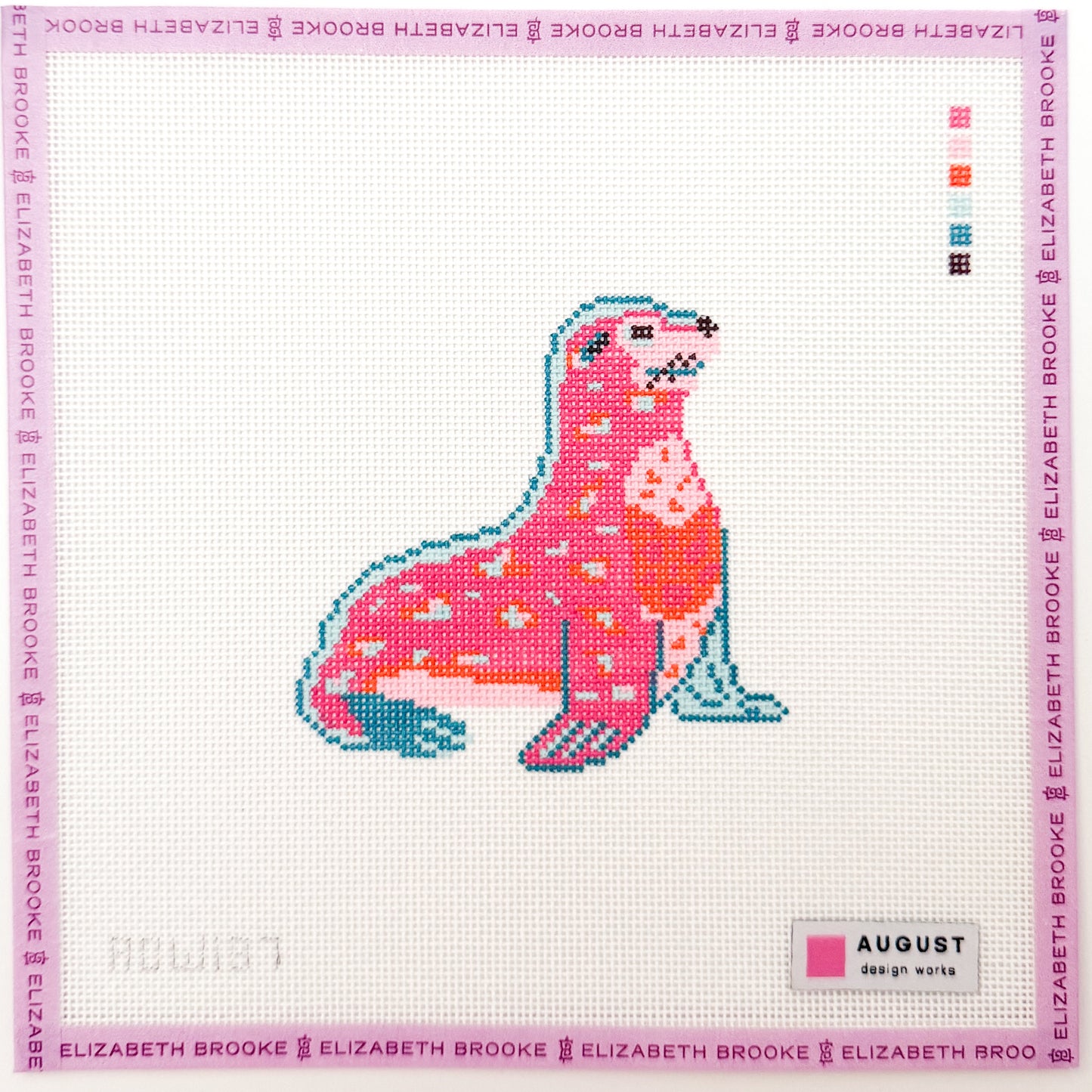Sea Lion Needlepoint Canvas