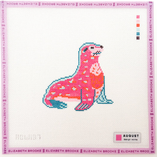 Sea Lion Needlepoint Canvas