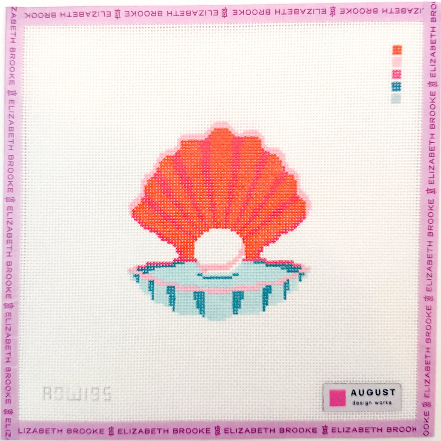 Pearl Shell Needlepoint Canvas