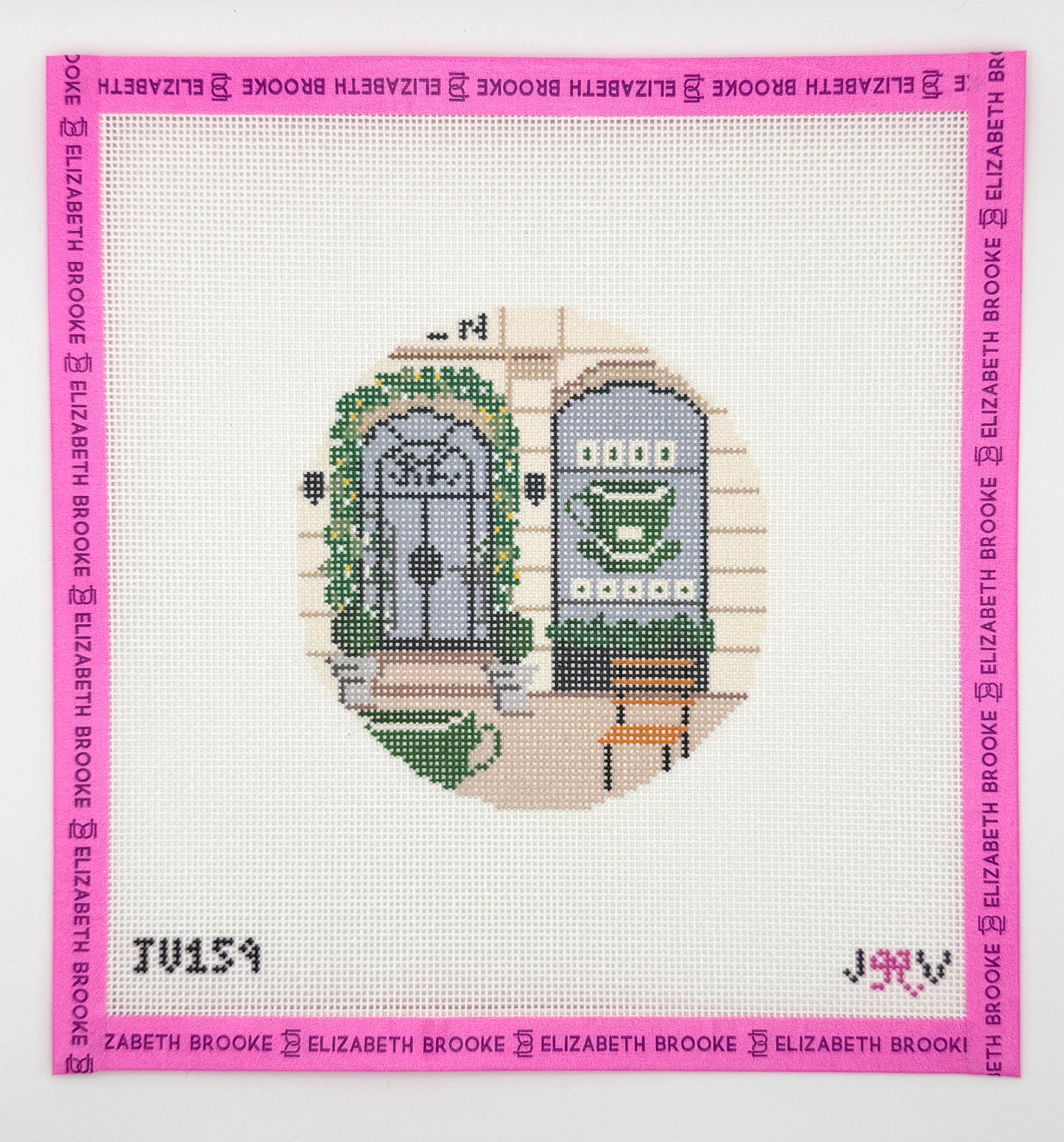 Ralph's Coffee Storefront Needlepoint Canvas