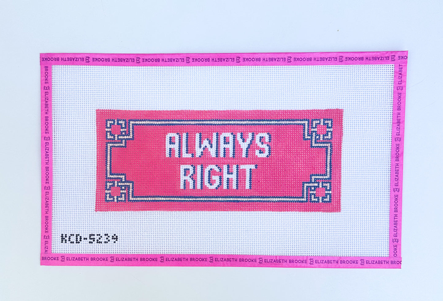 Always Right Needlepoint Canvas
