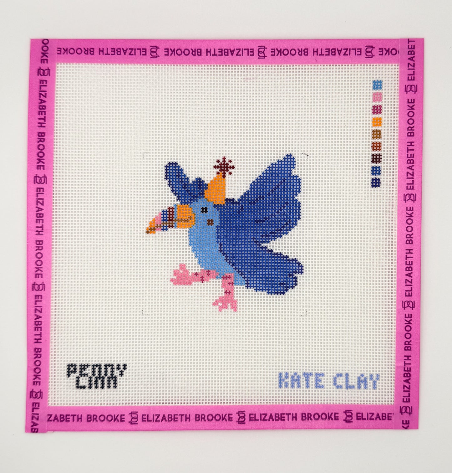 Party Animal Toucan Needlepoint Canvas