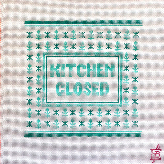 Kitchen Closed Needlepoint Canvas