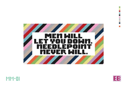 Needlepoint Will Never Let You Down (Eras Tour needlepoint canvas)  PREORDER