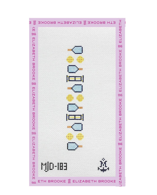 Pickle Ball Key Fob Needlepoint Canvas