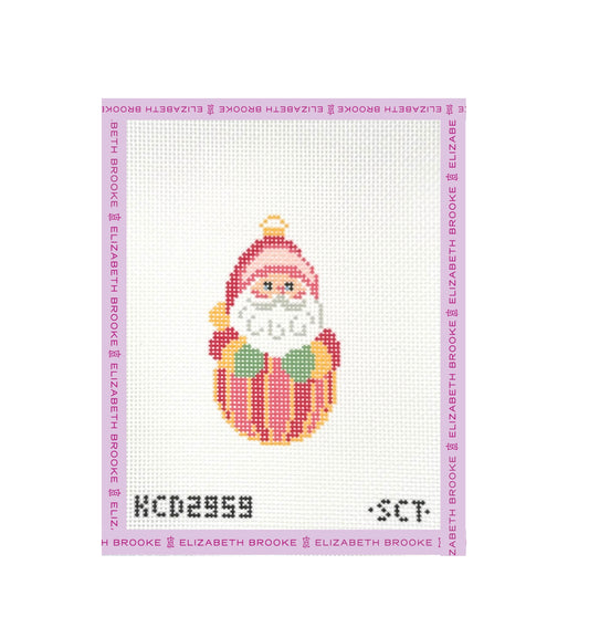 Striped Santa Needlepoint Canvas