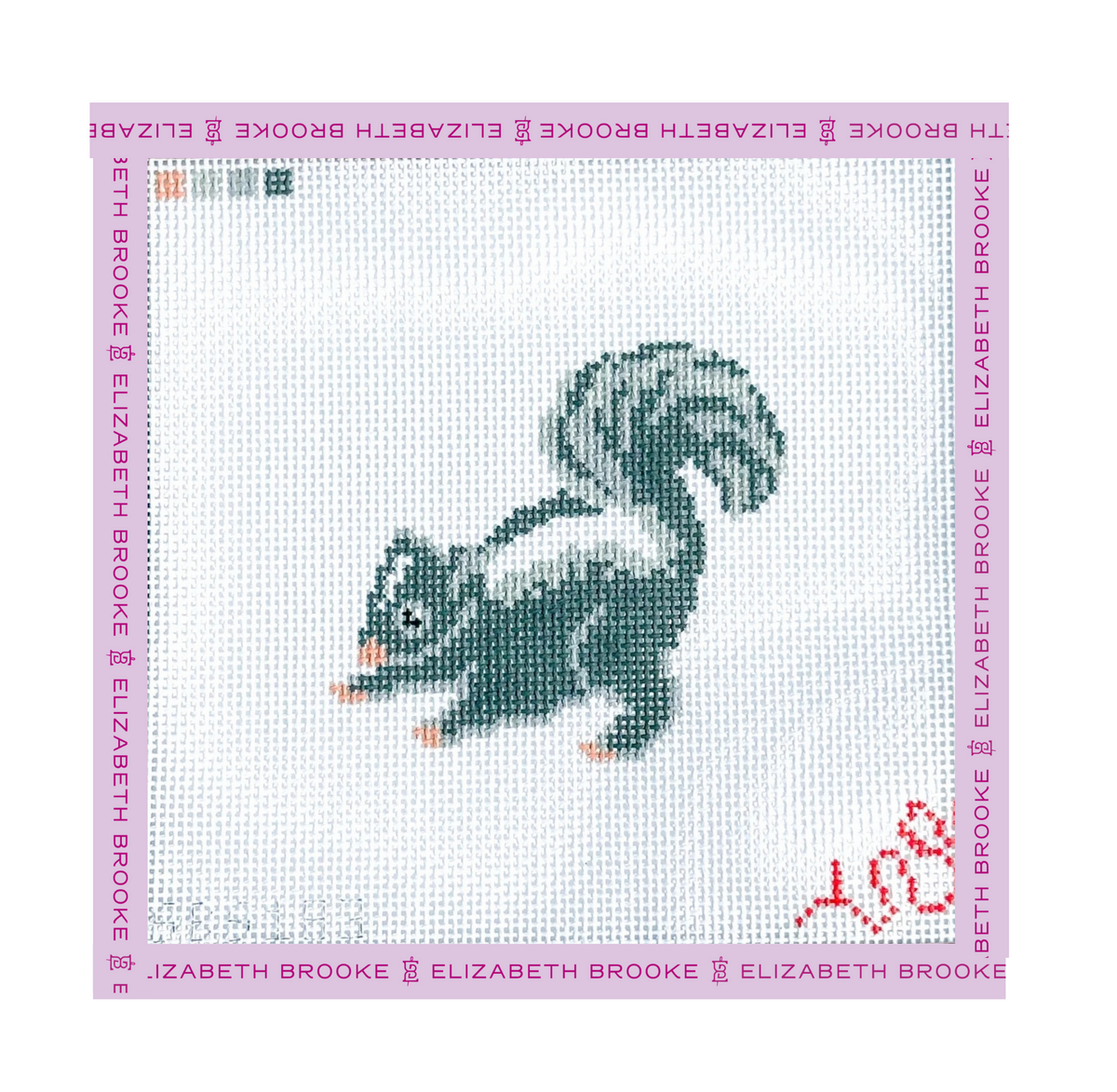 Baby Skunk Needlepoint Canvas