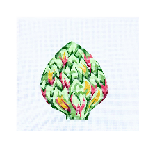 Artichoke Ornament Needlepoint Canvas