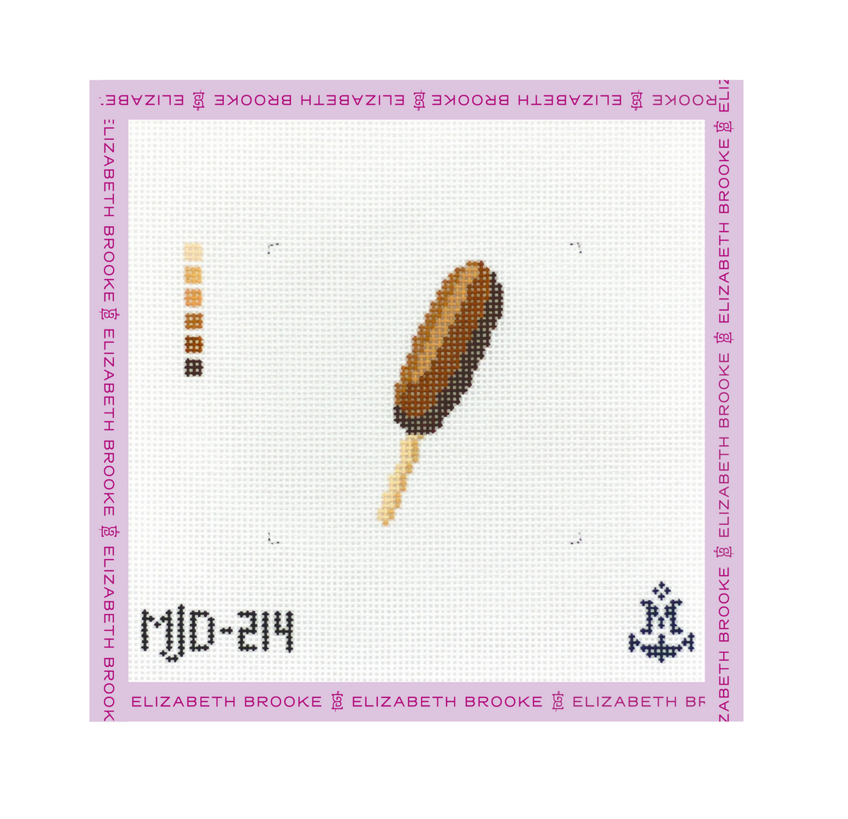 Corn Dog Needlepoint Canvas