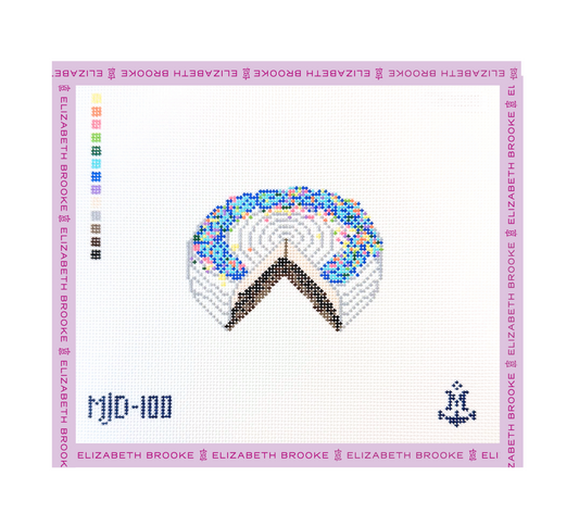 Ice Cream Cake Needlepoint Canvas