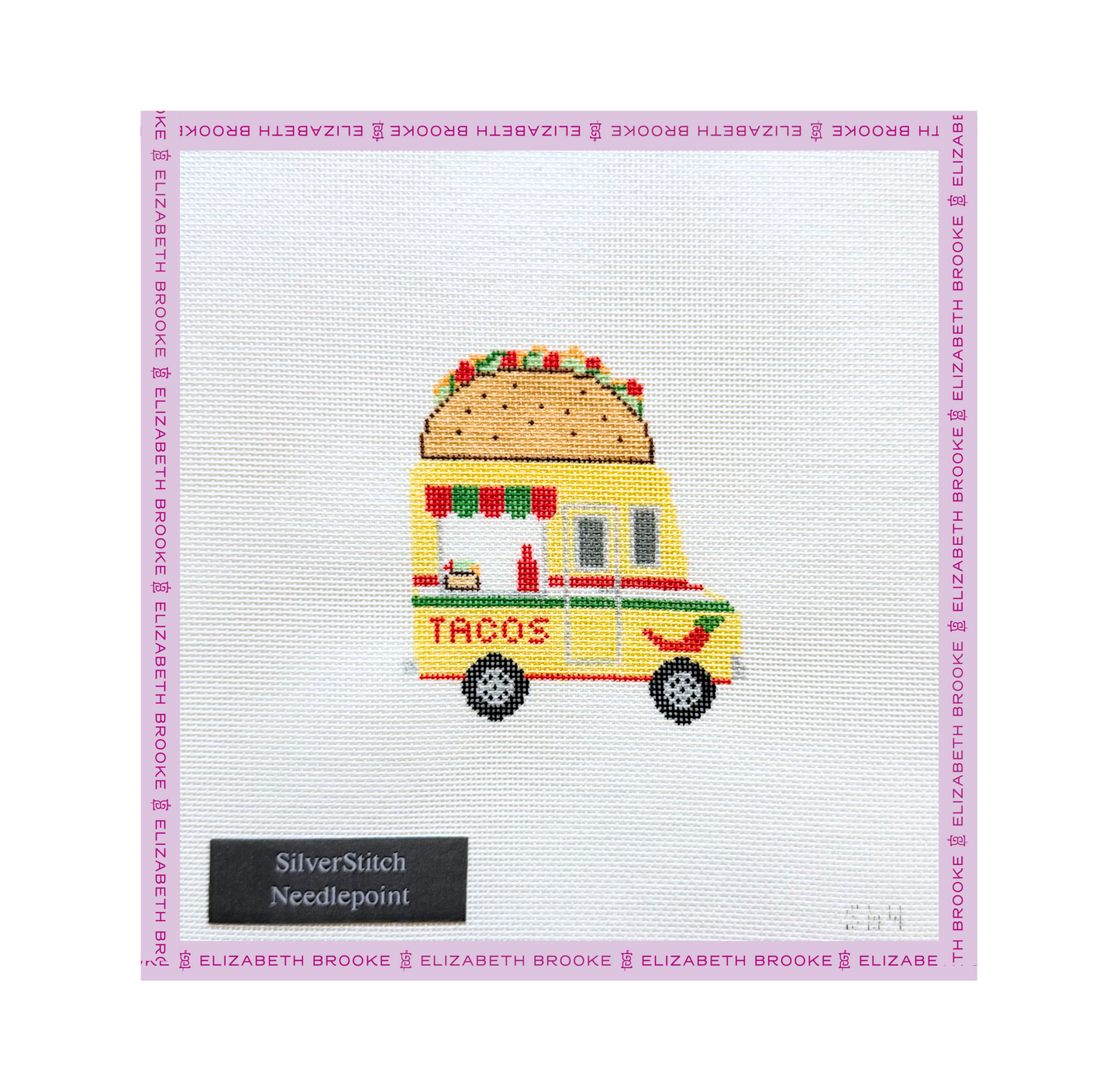 Taco Truck Needlepoint Canvas