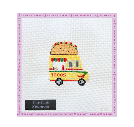 Taco Truck Needlepoint Canvas