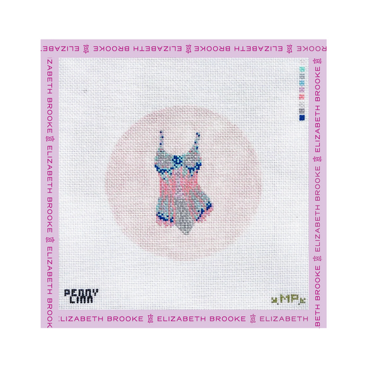 Lover Bodysuit Round Needlepoint Canvas