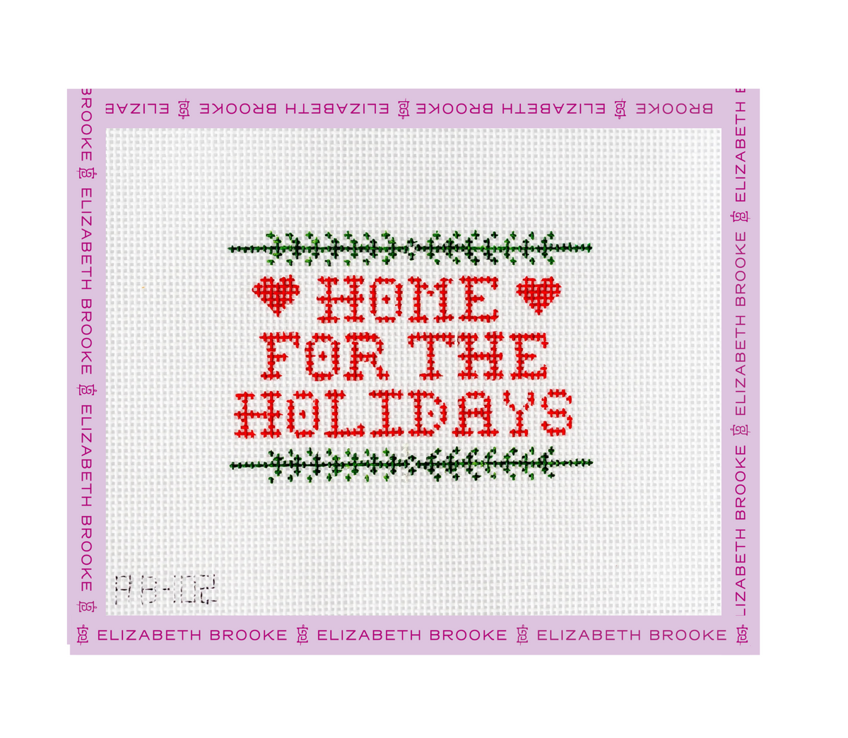 Home for the holidays Needlepoint Canvas