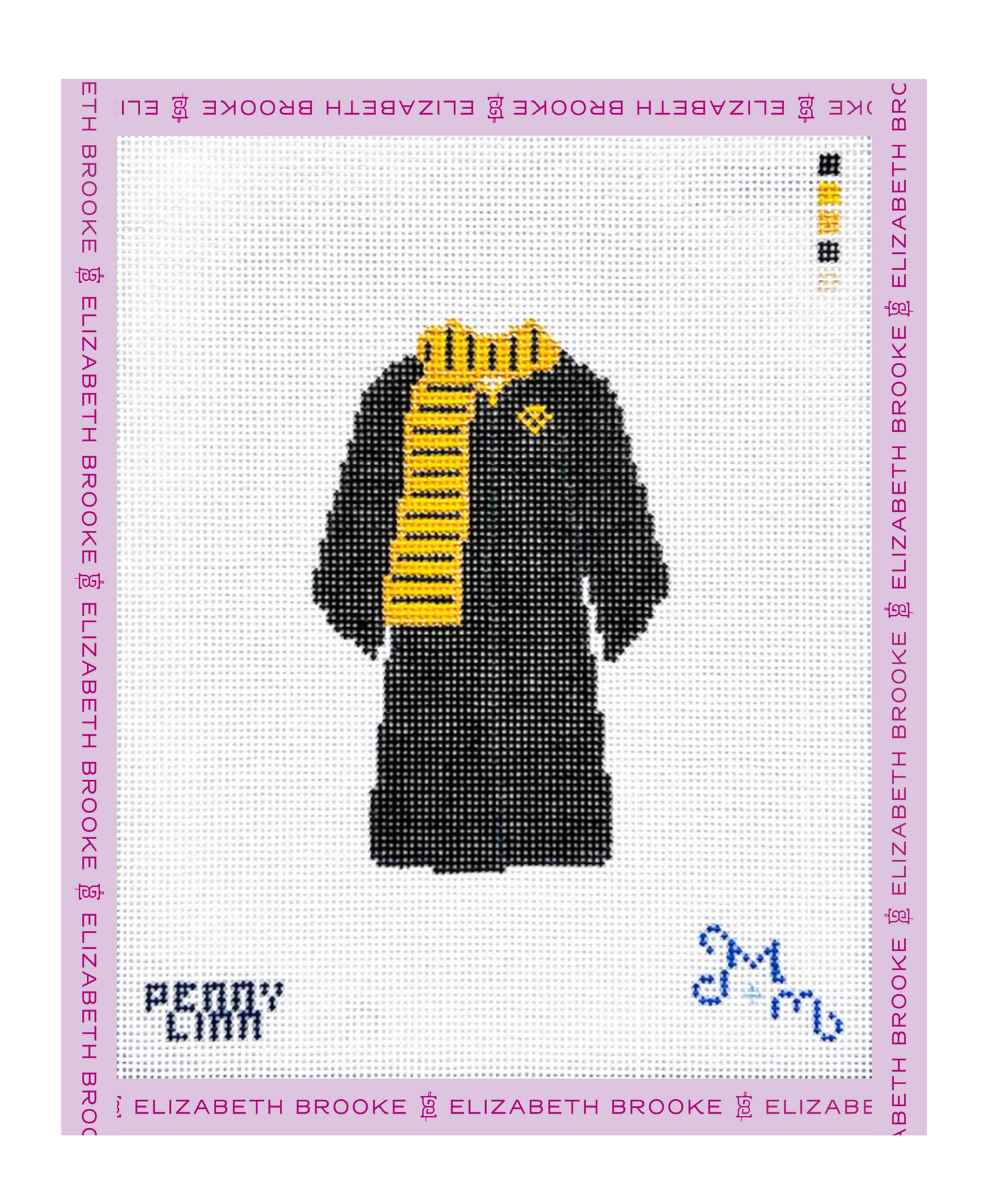 Badger House Robe Needlepoint Canvas