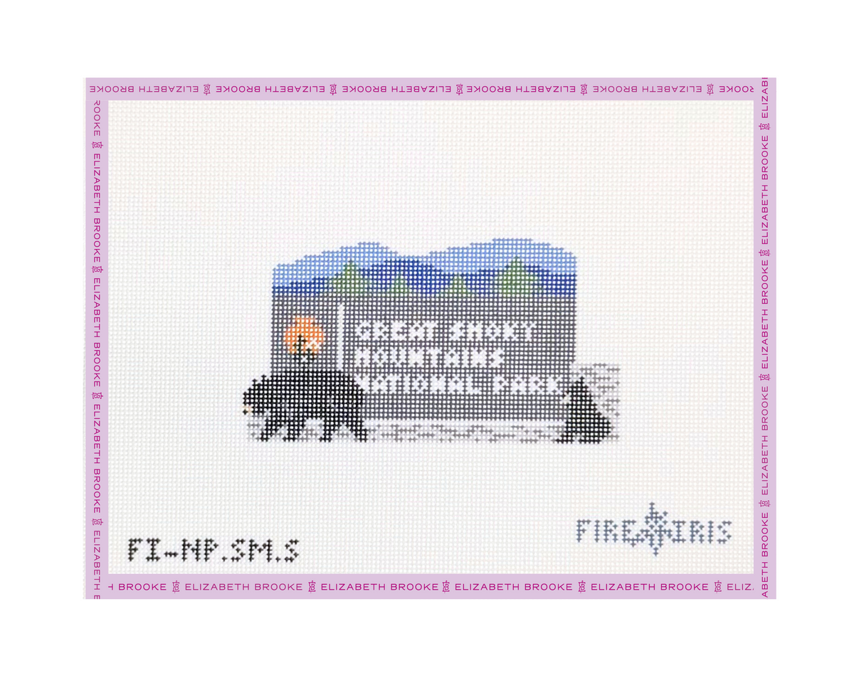 Great Smoky Mountains National Park Needlepoint Canvas – Elizabeth Brooke