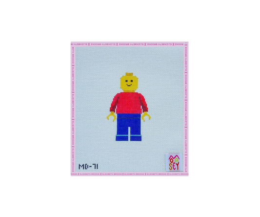 Brick Man Needlepoint Canvas
