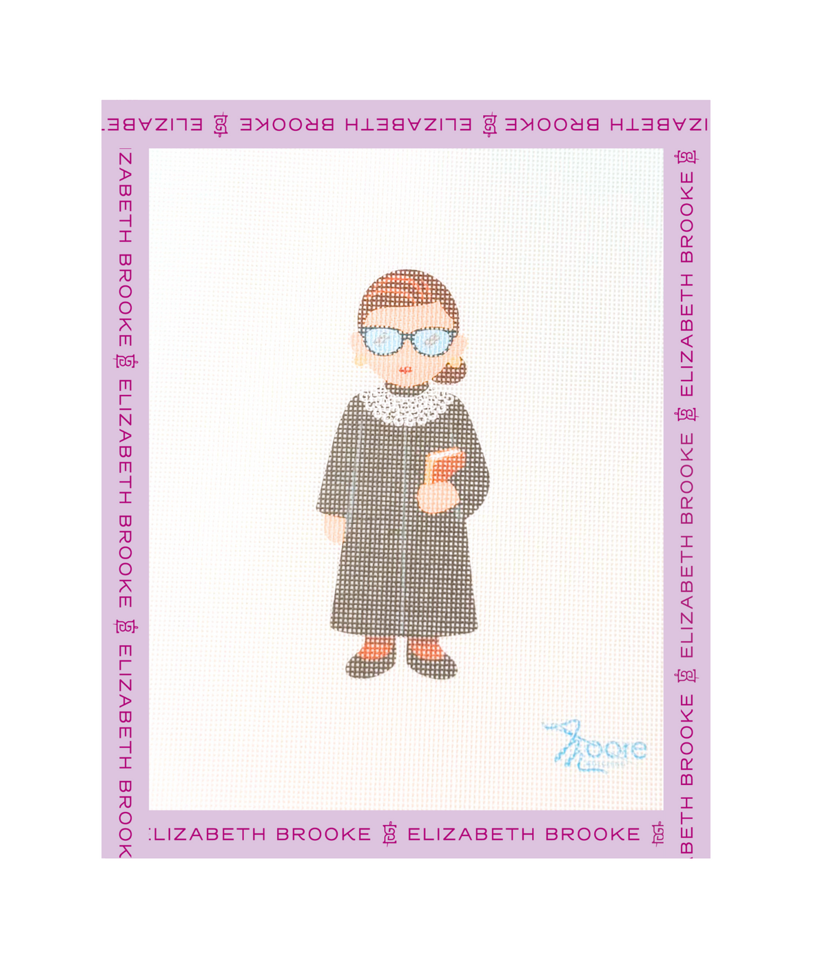Ruth Bader Ginsburg Needlepoint Canvas
