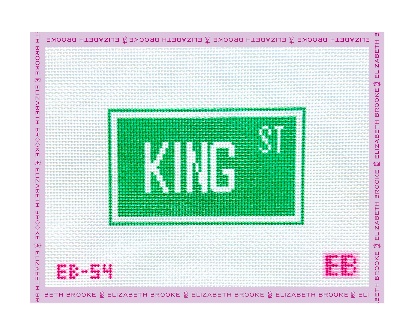 King Street Needlepoint Canvas