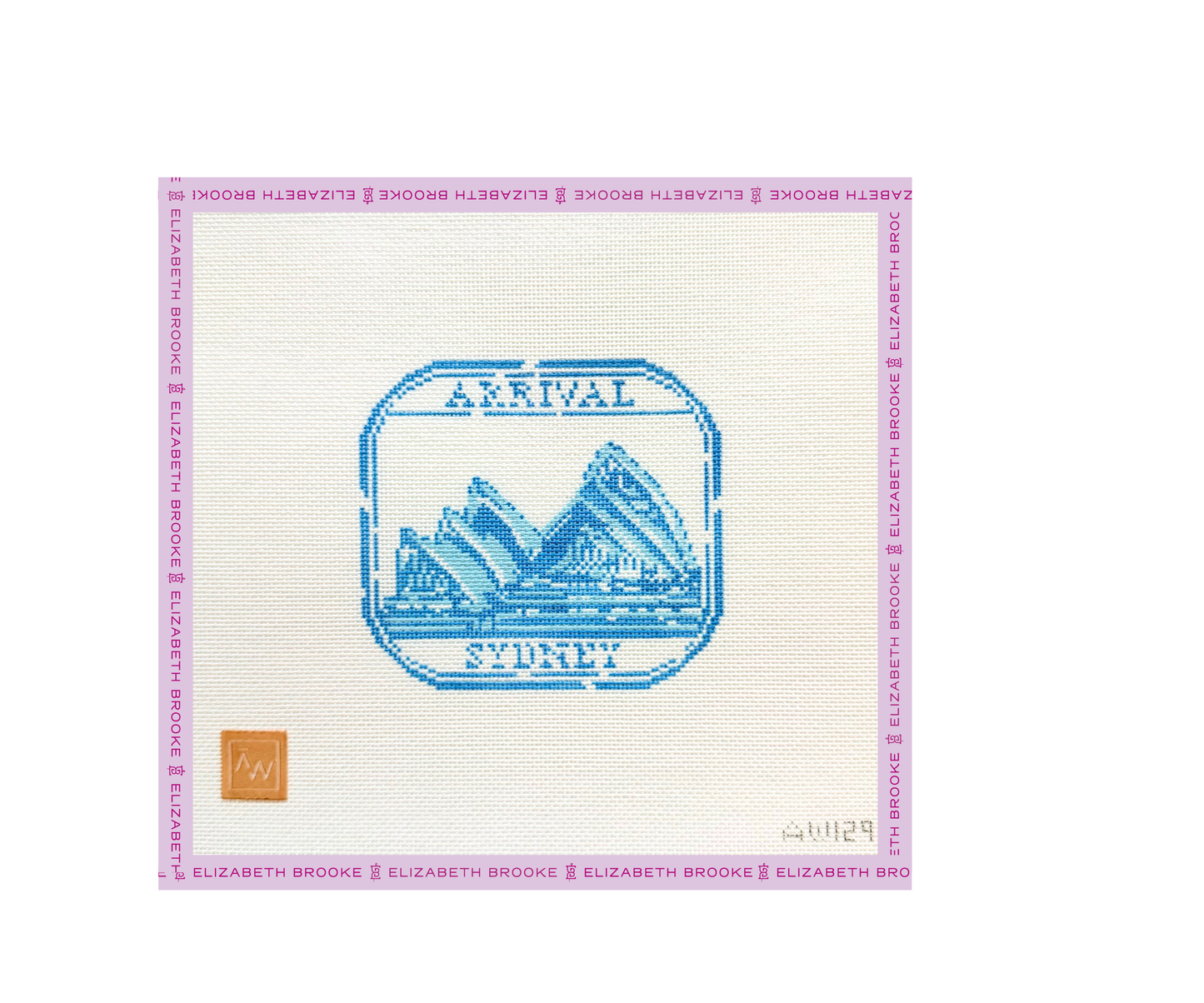 Sydney Passport Needlepoint Canvas