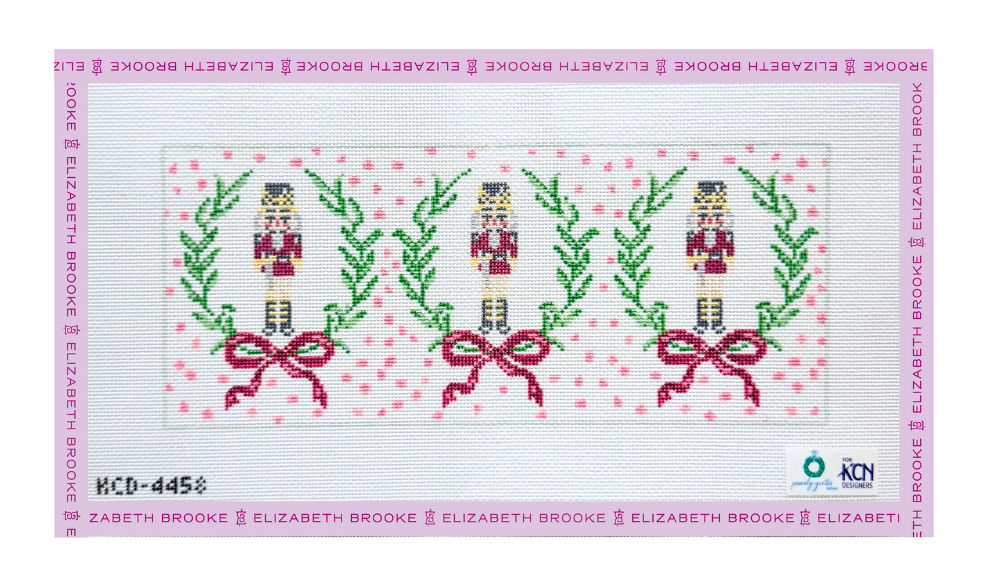 Nutcrackers Pillow Needlepoint Canvas