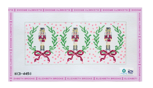Nutcrackers Pillow Needlepoint Canvas