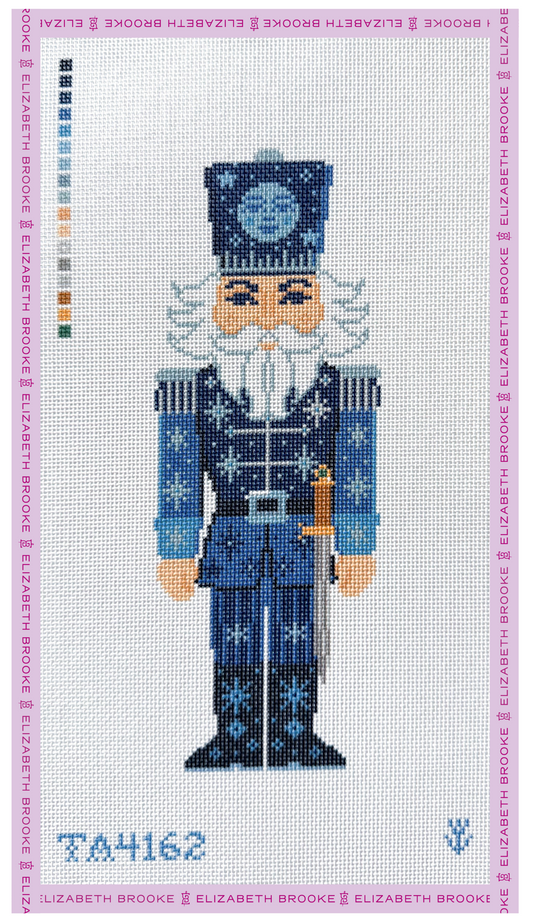 Moon Nutcracker Stand Up Needlepoint Canvas