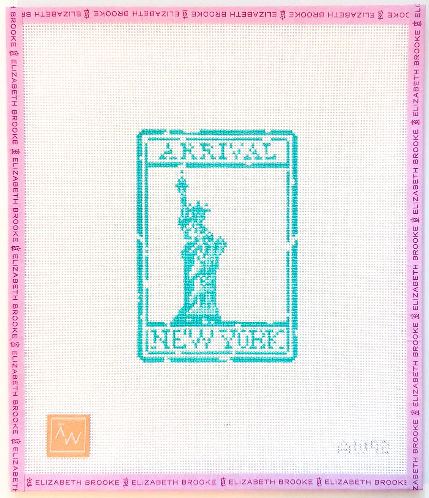 New York Passport Needlepoint Canvas